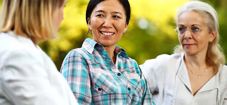 country club dentist dentures northern coconino - three people talking