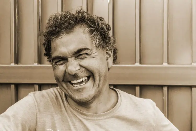denture care tips - older man smiling